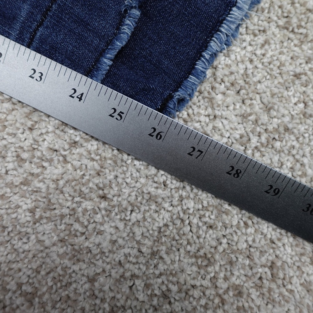 Democracy Ab Technology Mid-Rise Straight Frayed Hem Jeans Size 12 - Picture 9 of 9